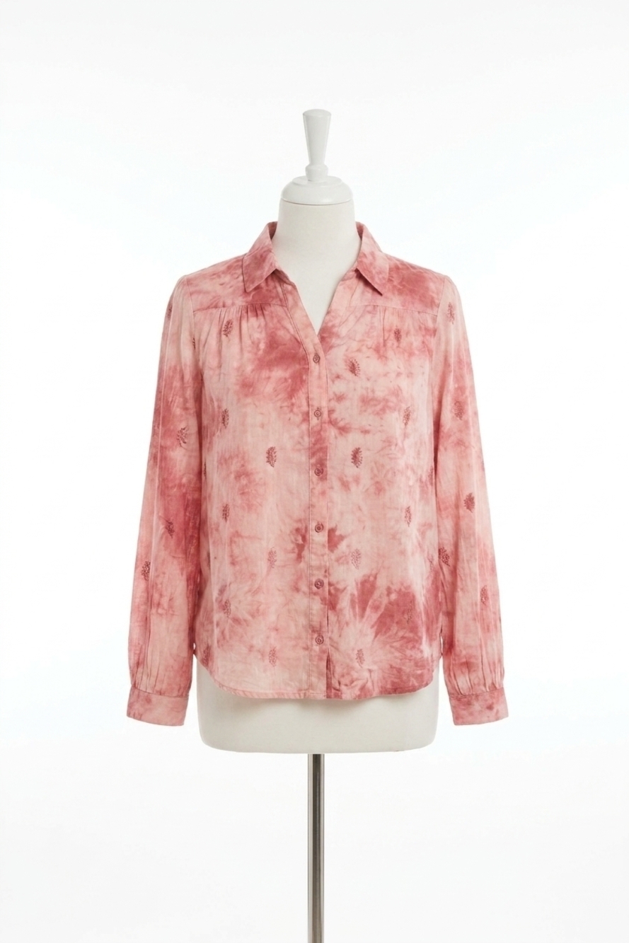 NEW MAISON HOTEL rani shirt in mineral granate